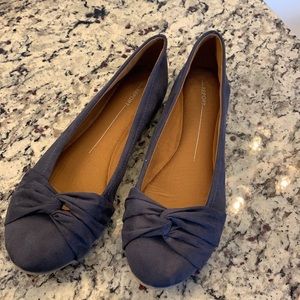 Blue Ballet Flats